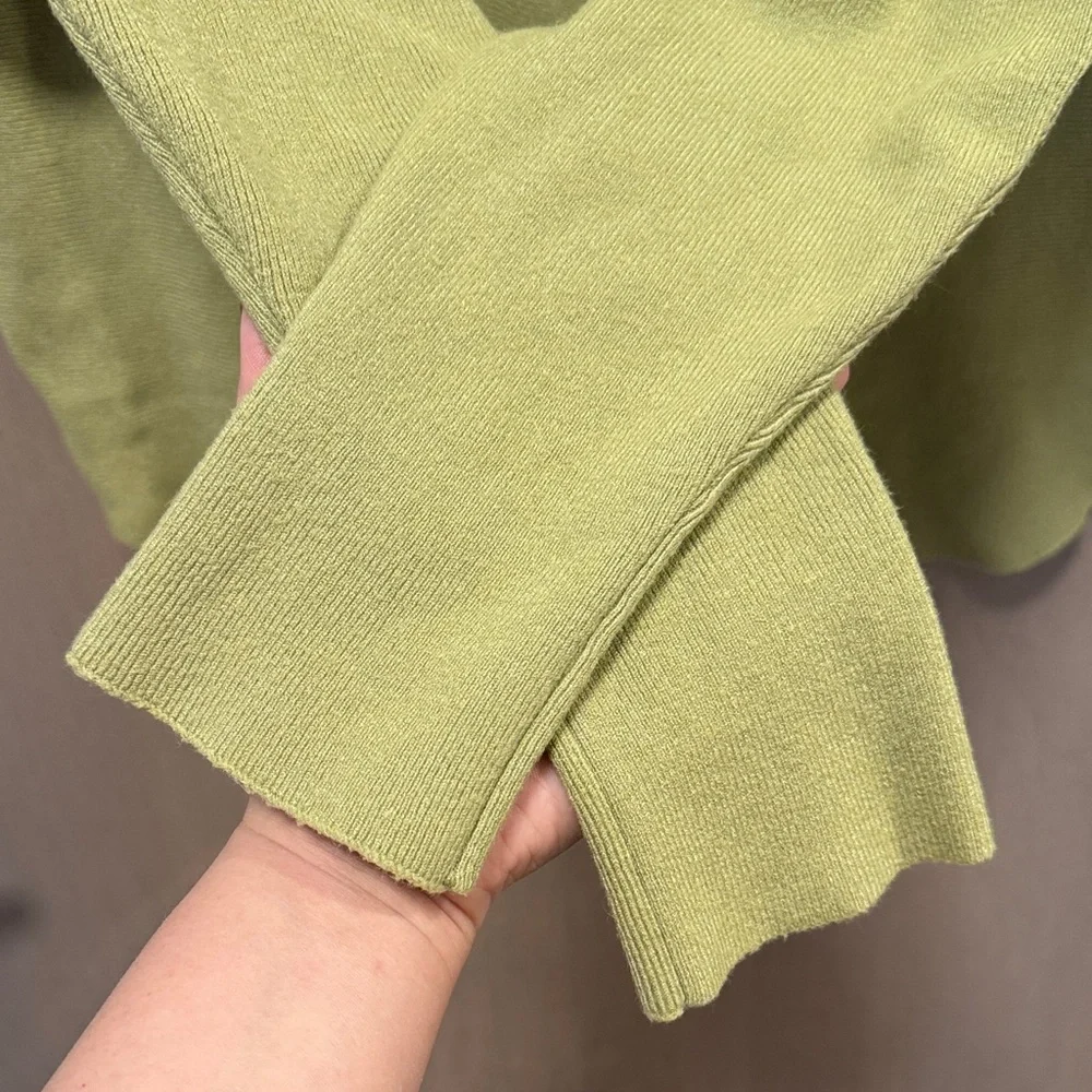 Vila Milano XL Elegant Olive Sweater - Picture 4 of 13